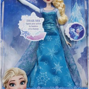 Disney Frozen - Bambola Elsa Cantante  riproduce una parte della sua canzone in francese - 29 cm B6173