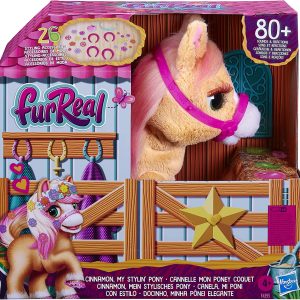 FurReal Cinnamon, Il Mio Pony Stiloso Peluche interattivo, Hasbro F4395