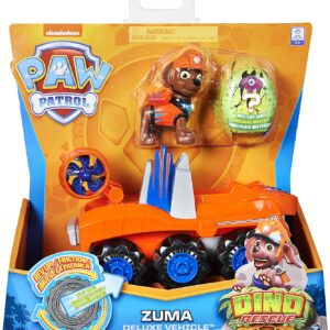 Paw Patrol, Veicolo a carica( frizione) Dino Rescue Zuma con dinosauro misterioso , Spin Master  6059524