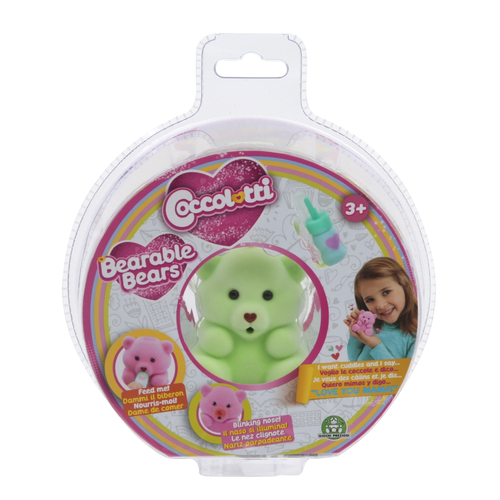 NUOVI COCCOLOTTI BEARABLE BEARS MODELLO LUCKY ORIGINALE GIOCHI PREZIOSI