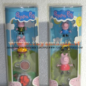 PEPPA PIG ,PEPPA PIG CON LA BICICLETTA , GEORGE CON IL TRICICLO , PEPPA PIG E GEORGE PIG IN CAMPEGGIO COD 22310,