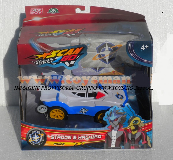 Giochi Preziosi SCAN 2 GO -  Scan2Go Race POLICE CAR , STADON E HACHIRO