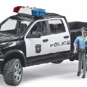 Bruder 02505 Ram auto della Polizia con personaggio scala 1/16