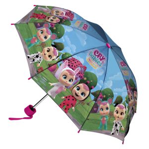 OMBRELLO Cry Babies Magic Tears Fantasy Winged House apertura 80 cm chiuso 25 cm RAINING KIDS