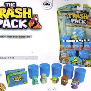 Trash Pack, Pattumeros Bidonciono blister 5 bidoncini