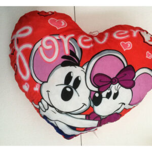 Peluche Cuore con scritta - Forever - dimensioni circa 75 x 65 cm