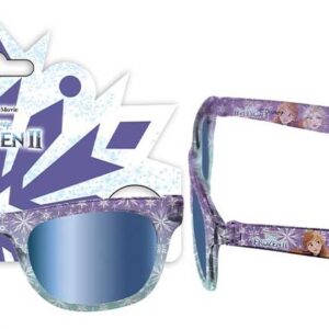 OCCHIALI DA SOLE FROZEN ! STANGHETTE DISEGNATE VIOLA  - PROTEZIONE 100% - UV 400