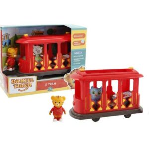 Daniel Tiger ,Giocattolo Tram a Retrocarica con personaggio Tiger incluso di Giochi Preziosi DAN03000