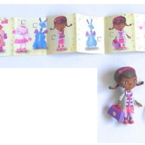 DISNEY DOTTORESSA PELUCHE GIOCHI PREZIOSI !! DOC COLLECTION :1 PERSONAGGIO E 1 STRUMENTO ! PERSONAGGIO DOTTIE , DOTTY , DOTTI 5-6 CM