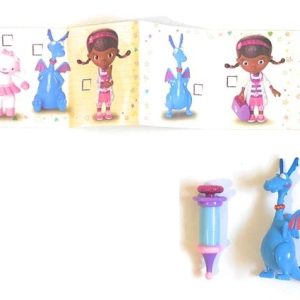 DISNEY DOTTORESSA PELUCHE GIOCHI PREZIOSI !! DOC COLLECTION :1 PERSONAGGIO DRAGHETTO E 1 STRUMENTO SIRINGA!