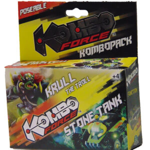 KOMBO FORCE PERSONAGGI  COMPLETI CON VEICOLO KRULL THE TROLL - STONE TANK  GIOCHI PREZIOSI KMC03010