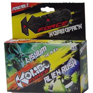 KOMBO FORCE PERSONAGGI  COMPLETI CON VEICOLO LISYUM THE ALIEN - ALIEN RUCH  GIOCHI PREZIOSI KMC03010