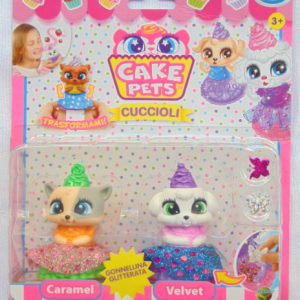 CAKE PETS CONTIENE  CAKE PETS CARAMEL E VELVET GONNELLINA GLITTERATA