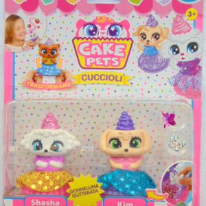 CAKE PETS CONTIENE  CAKE PETS SHASHA E KIM  GONNELLINA GLITTERATA