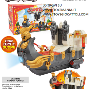 Gormiti Alfa gormiti - ISKADOR ( gormiti iskator)  CON EFFETTI SONORI E LUCE DELUXE gormiti PLAYSET ISKADOR Barcode 8056379104308