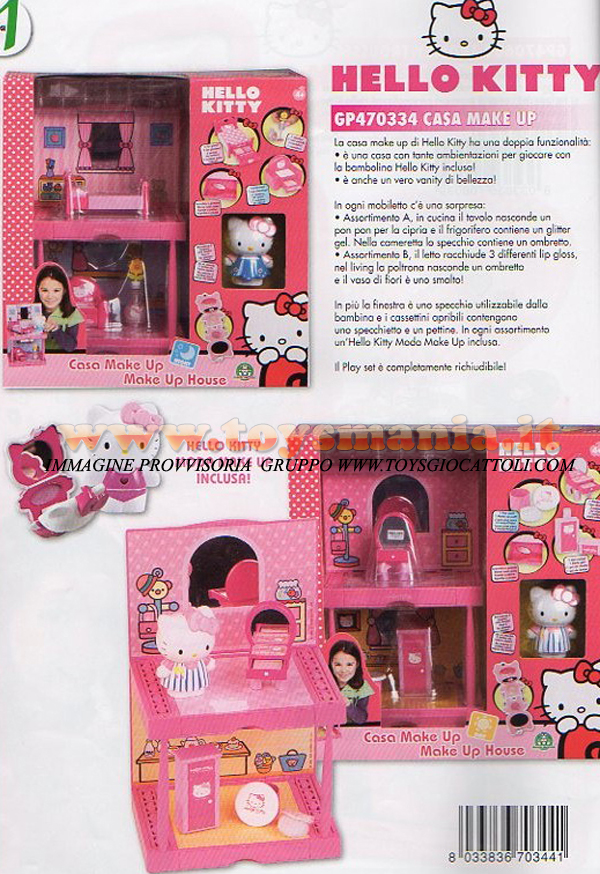 Hello Kitty casa make up - spedizione la specchiera -  nuovo del 2012