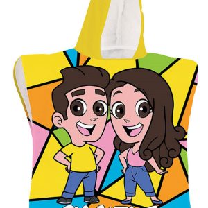 NUOVISSIMO DINSIEME PONCHO INN TAGLIA UNICA 100CM X 50CM