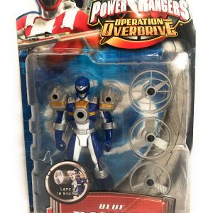 Power Rangers Blue Operation DverDrive, lancia eliche 12 cm, Giochi Preziosi 29200