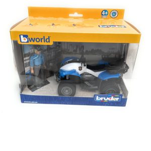 Bruder 63010 - Quad con figura omino polizia  - scala 1/16