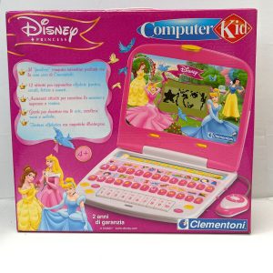 Clementoni 12107 COMPUTER KID DISNEY PARLANTECON VOCE DI CENERENTOLA CON 12 ATTIVITA'