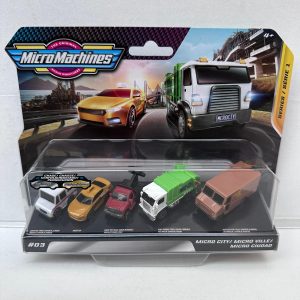 Micro Machines - camion della posta 0030 - 0028 taxi - carro atrezzi 0032 - camion spazzatura 0031 - camion consegna delivery 0029 -