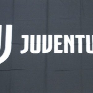 Bandiera grande logo Juventus 100x140 cm Flag Juve Prodotto Ufficiale