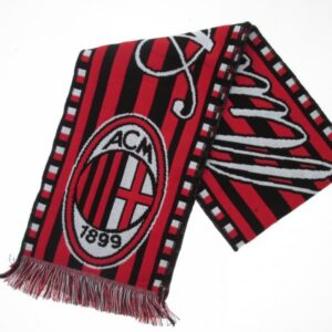 NUOVA SCIARPA JAQUARD UFFICIALE Sciarpa Ufficiale Milan Jaquard  140 X20 CM CIRCA