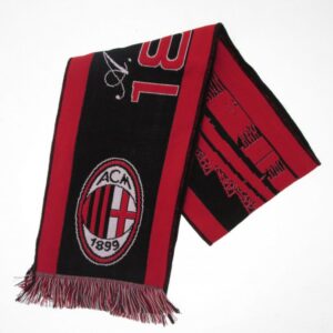NUOVA SCIARPA JAQUARD UFFICIALE  - Sciarpa Ufficiale Milan Jaquard  1899 - 140 X20 CM CIRCA