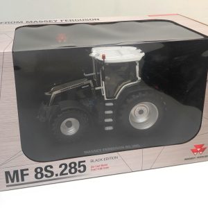UNIVERSAL HOBBIES Collection TRATTORE MASSEY FERGUSON 8S.285 BLACK EDITION LIMITED uh 6341 scala 1:32