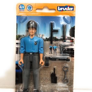 Bruder 60050 - poliziotto pelle CHIARA con accessorI scala 1/16
