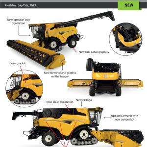 UNIVERSAL HOBBIES COLLECTION TREBBIA NEW HOLLAND CR10.90 - Edition Limitée  SCALA 1/32 UH 6349