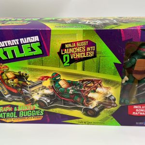 Turtles, Tartarughe Ninja Buggies di MICHELANGELO E RAFFAELLO con personaggio RAFFAELLO incluso 94030