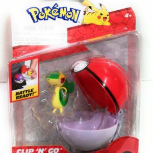 COLLEZIONE POKEMON CLIP ' N ' GO Snivy Figure 4 cm e Poké Ball, PK160300