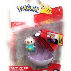 COLLEZIONE POKEMON CLIP ' N ' GO Oshawott Figure 4 cm e Poké Ball, PK160300