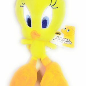 Looney Tunes Titty Peluche, TITTY 20 CM con fiorellino color argento, LNE03000