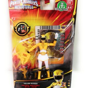 Power Rangers Megaforce, Figura articolata 10 cm Yellow Ranger, NCR35100 Giochi Preziosi