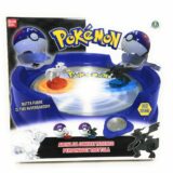 Arena da combattimento Pokemon Black and White con 2 personaggi trottola con lanciatore, Giochi Preziosi CCP85991