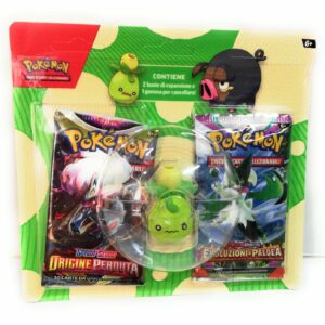 Pokemon, Confezione con gomma per cancellare Ritorno a scuola - Smoliv (una gomma e 2 buste di espansione), originale, edizione in italiano