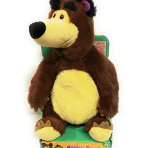 Masha e Orso, Orso morbido peluche 28 cm - Grandi Giochi MHA05201