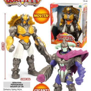 ALFA GORMITI OFFERTA 2 PERSONAGGI GIGANTI 25 CM - LORD SOL - LORD EKLOS , GIOCHI PREZIOSI GRA41000