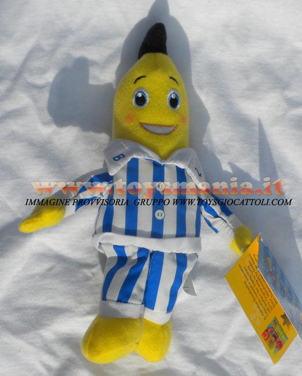 BANANAS IN PIJAMAS  B2 PELUCHE CARTONE ANIMATO BANANA IN PIGIAMA CIRCA 18 cm
