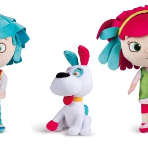 Peluche YoYo Ragoo - Peluche Yo-She - Peluche Yo-He con altezze proporzionate personaggi 35 cm circa - cagnolino con orecchie 25 cm Yo-Yo
