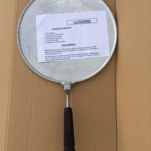 Testo o Padella - Piastra - cuoci piadina. Pratica e tradizionale teglia realizzata in alluminio, di forma circolare
