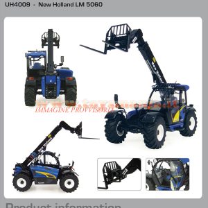 UNIVERSAL HOBBIES COLLECTION TELESCOPICO NEW HOLLAND LM5060 SCALA 1/32 UH 4009