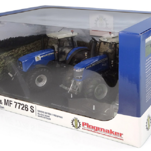 UNIVERSAL HOBBIES COLLECTION Coffret Plogmaker Massey Ferguson 8260 et 7726S à l'échelle 1:32 Universal Hobbies UH7123