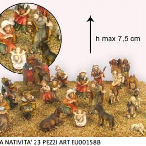 STATUINE PRESEPE NATIVITA' PICCOLA 7,5 CM ASSORTIMENTO 23 PEZZI  VERSIONE ECONOMICA   COD 9834   ADATTO A CHI REALIZZA PRESEPI