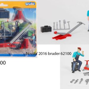 Bruder B World Meccanico con attrezzi officina 62100