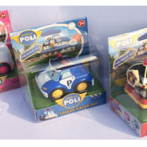 ROBOCAR POLI SERIE COMPLETA 3 PERSONAGGI DELUXE CON FUNZIONE FRIZIONE - POLI  - AMBER - ROY