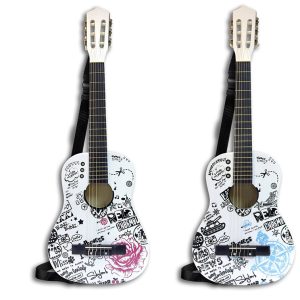 NUOVA  Bontempi 23 8513 - Chitarra in Legno, Modelli Assortiti - NON GARANTIAMO UN COLORE IN PARTICOLARE - MUSIC ACADEMY WOODEN GUITAR PREZZO 1 PEZZO