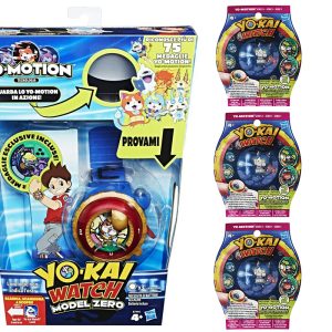 Yo-Kai - Gioco Watch Orologio Zero + 6 medaglie yo kai